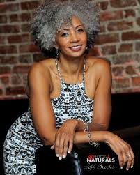Middle Aged Black Actresses In Their 40s Mildred From New Jersey Silver Natural Style Icon Natural Gray Hair Beautiful Gray Hair Natural Hair Styles