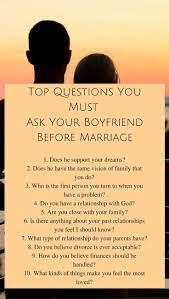 Ideally, he would talk about you with all his buds to the point where. Here S A Quick Way To Know If He S The One This Or That Questions Questions To Ask Your Boyfriend Before Marriage
