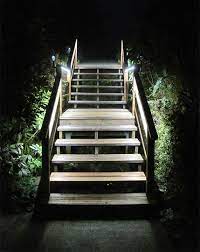 Home Improvement Outdoor Stairs Lighting With Led Strip Lights