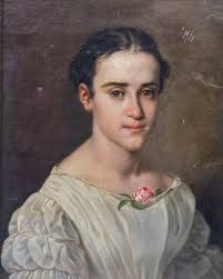 Sold at Auction: Adalbert Uetz, Adalbert Uetz (1844-1893), wohl, 'Das  Röslein'