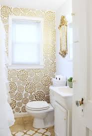 Gold Glam Bathroom Makeover Bathroom Wall Decor Bathroom Makeover Bathroom Inspiration