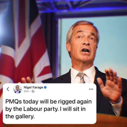 Do you agree with Nigel Farage that PMQs is basically pointless?