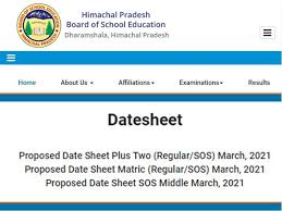 The tentative hp board date sheet is out. Hpbose 10th And 12th Exam 2021 Provisional Date Sheets Released Download Hp Board Matric And Plus Two Time Table At Hpbose Org