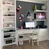 This wall unit and custom home office desk design is masterfully crafted for optimal work productivity. 1