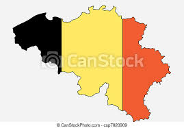 Click on the file and save it for free. Outline Karte Von Belgium Mit Belgischer Flagge Umrisse Karte Von Belgien Mit Farben Der Belgischen Flagge Canstock