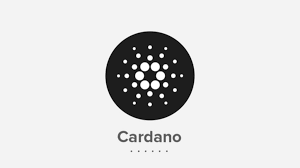 Cardano ada cryptocurrency logo with binary code numbers flying on the background 3d illustration. How Does Cardano Ada Work Focus On Cardano Ada 4