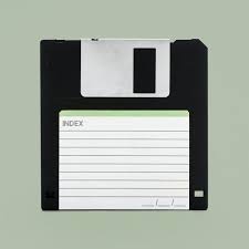 Download Premium Illustration Of Black Floppy Disk Mockup On A Sage Green In 2020 Floppy Disk Old Computers Disk