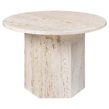 Epic Round Marble Coffee Table White Rouse Home