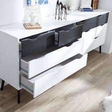 Kommode Oslo 4 4 Schwarz Weiss Kommode Kommode Weiss Weiss