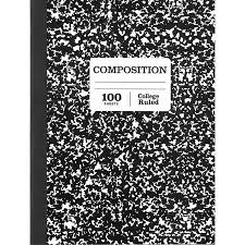 Black And White Marble Composition Notebooks Pen Gear Composition Book College Ruled 100 Pages 7 5 X 9 75 Black White Marble 56016 Walmart Com College Rule College Sheets Vintage Office Supplies