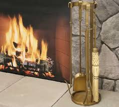 Unlike most wood burning fireplace inserts, this one comes with a stainless steel vent kit that's included in the price. Mid Century Fireplace Tools Pottery Barn