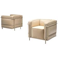 le corbusier perriand and jeanneret reupholstered lc2 for cassina le corbusier reupholster leather lounge chair