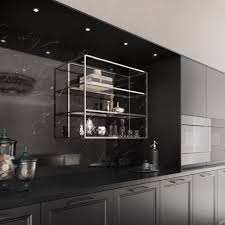 Glass Metal Shelves In 2020 Kuchen Design Kuchendesign Kuche
