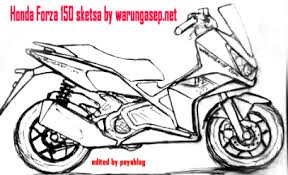 Honda cbf 150 diğer poi̇nt motor s vade ve senet takas. Teaser Sketsa Honda Forza 150 Dari Blogger Tasik Peysblog