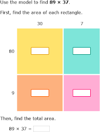 Area model multiplication area of a shape is the space occupied by the shape. Ixl Multiply 2 Digit Numbers By 2 Digit Numbers Using Area Models Ii 4th Grade Math