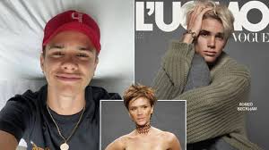 David, romeo, and victoria beckham and christopher bailey. Romeo Beckham 18 Looks Exactly Like Mum Victoria On First Magazine Cover Shoot Heart