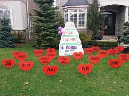 Birthday Lawn Signs Rental Toronto Pin On Birthday Lawn Signs