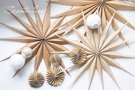 By soulsistersposted on november 18, 2020. Diy Einfache Sterne Und Plissees Aus Holz Und Kraftpapier Creativlive
