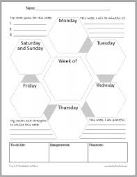 Mindful Blank Weekly Planner For Students Student Weekly Planner Student Planner Kids Planner