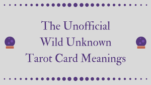 Fake futures can ruin you. The Unofficial Wild Unknown Tarot Card Meanings Download Print Love Carrie Mallon