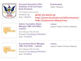 Bumi wangsa has more than 30 years experience in the oil & gas production, refinery, petrochemical and process industries of malaysia. Oil Gas Vacancies Vacancies Sabah