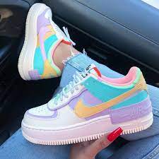foot locker eu for her on instagram sherlinanym perfectly captured the colourful air force 1 shadow in ivory g funny shoes sneakers fashion fresh shoes