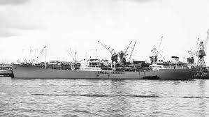 Motor Vessel SIR JAMES LITHGOW built by Lithgows Ltd in 1954 for Skibs A/S  Goodwill, D/S A/S International & Skibs A/S Mandeville