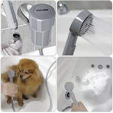 Dog Shower Spray Hose Pet Bathtub Attachment Hairwash Clean Tub Faucet Diverter Yoomee Tub Cleaner Tub Faucet Dog Shower