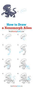 This tutorial shows the sketching and drawing steps from start to finish. Pin On Xenomorph