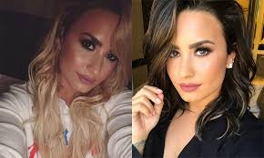 Demi needs to go back to blonde and arched eyebrows so my life can be complete. Demi Lovato Debuts Blonde Hairstyle With Selfie On Instagram Hello