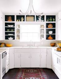 open kitchen shelves