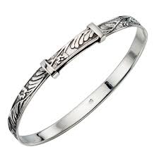 Check spelling or type a new query. Sterling Silver Floral Pattern Christening Bangle Small Argenteus Jewellery