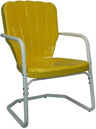 It has a native american flavor in the pressed metal of course the fact that they are outside chairs, made of metal, this kind of thing is going to happen. Heavy Duty Thunderbird Metal Lawn Chairs Thunderbird