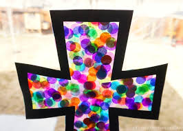 Maybe you would like to learn more about one of these? Stained Glass Cross Craft I Heart Crafty Things