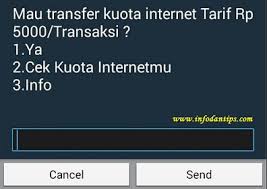 Masukkan nomor penerima transfer kuota. Cara Transfer Kuota Telkomsel Dengan Kode Dial Umb 500 2
