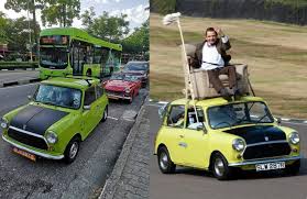 He then reverses his mini into the car spot. Mr Bean Fan Car Spotted Singaporeraw