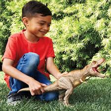 Rex's popularity in the u.k. Jurassic World Brullender Tyrannosaurus Rex Smyths Toys Superstores
