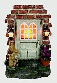 The market has a lot of different options available, and narrowing down your choices so that you buy the best product that is available would. Large Garden Solar Fairy Door With Rabbit Lanterns Flowerpots 19cm