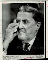 1973 Press Photo Vernon Walters testifies at Senate Watergate hearing in  D.C.