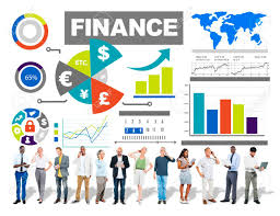 Finance Bar Graph Chart Investment Money Business Concept