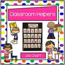 classroom helpers job chart