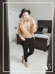 Cozy Oversized Camel Sweater 4 Different Ways La Vida Lati