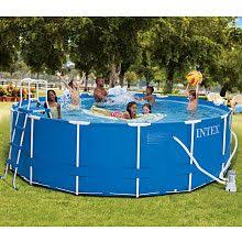 Intex 15 Foot X 48 Inch Metal Frame Pool Set Swimming Pools Intex Pool