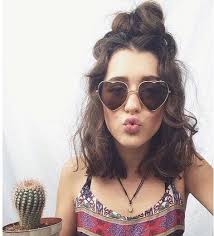 Easy Boho Grunge Hippie Hairstyles Hippie Hair Short Curly Hair Curly Hair Styles