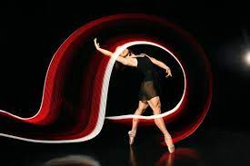 Dancing With Light Red Circle Digital Photograph Dance Photography Light Photography Circle Light