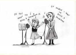 Do You Wanna Build A Snowman Little Anna And Elsa Karaoke Xd 3 Frozen Film Frozen Fan Art Disney Frozen