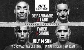 20, 2021 on fight island in abu dhabi, uae. Ufc Fight Night De Randamie Vs Ladd Fight Card Livingmma Com