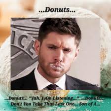 Death bonding with Dean over food in Supernatural
