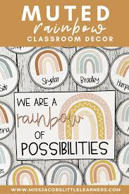 We Are A Rainbow Of Possibilities Boho Rainbow Door Display And Classroom Decor In 2021 Classroom Decor Elementary Classroom Decor Themes Classroom Birthday