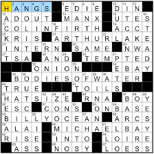 Do you know how hard you have to try to do that? Rex Parker Does The Nyt Crossword Puzzle Liable To Snoop Tues 5 26 20 In Scoring Position Say Straight Outta Compton Group Bamboozles